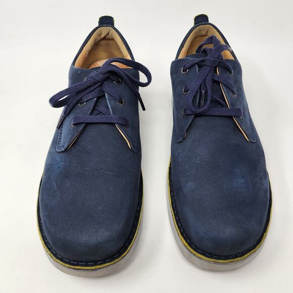 Samuel Hubbard UnSneaker Men 9 Wide Navy Blue Nubuck Comfort Loafer M1100 016 - Picture 3 of 11